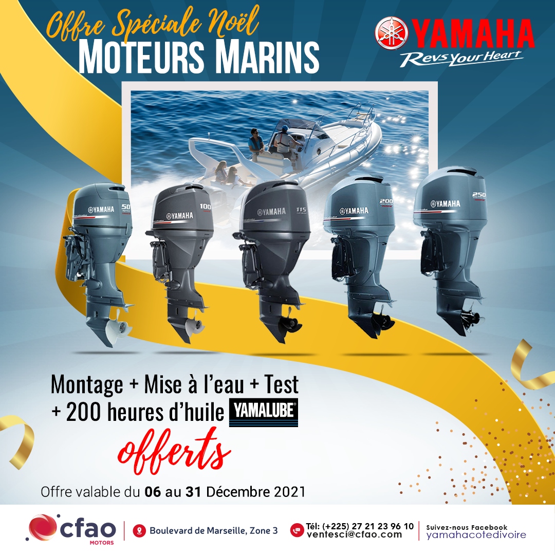 Offre spéciale moteurs marins : 200 heures d'huile Yamalube + Montage + mise à eau offerts